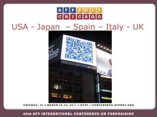 USA - Japan  – Spain – Italy - UK 