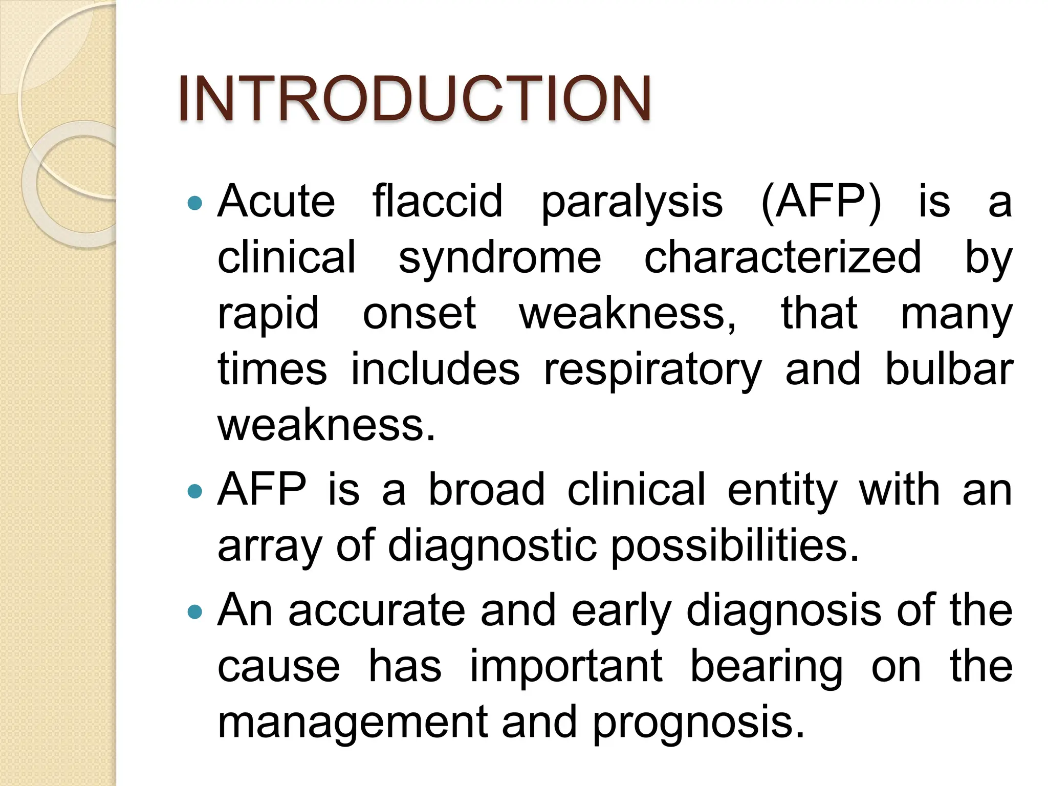 Acute flaccid paralysis (GBS, TM, Polio, Traumatic Neuritis).pptx