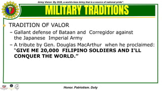 AFP Customs and Traditions to our country | PDF