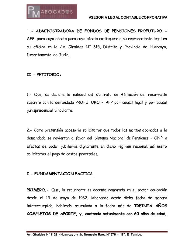 Afp desafiliacion