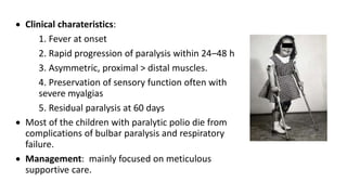 Gradual Paralysis Acute Flaccid Paralysis | PPTX