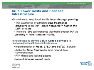 Ixp Infrastructure African Internet Exchange Points | PPT