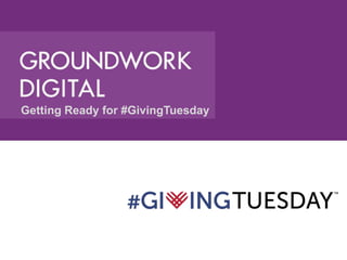 Getting Ready for #GivingTuesday
 