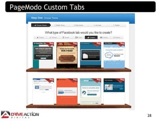 PageModo Custom Tabs




                       28
 