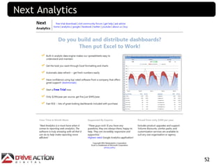 Next Analytics




                 52
 