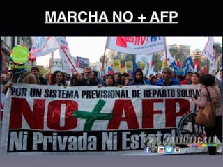 MARCHA NO + AFP
 