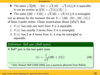 Algebraic foundations of quantum computing | PDF