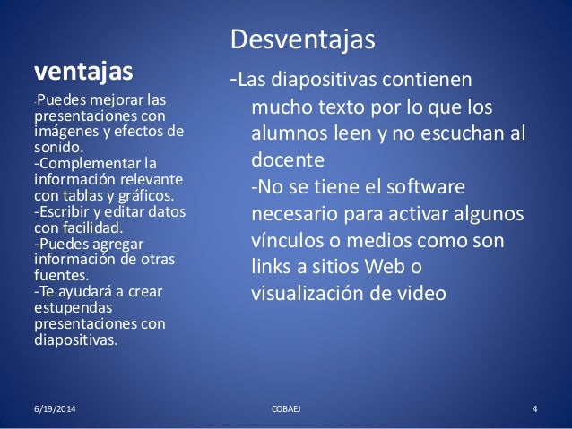 Presentadores electronicos
