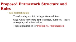 A framework for bangla text to speech synthesis | PDF