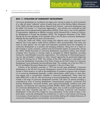 A Framework For Community And Economic Development | PDF
