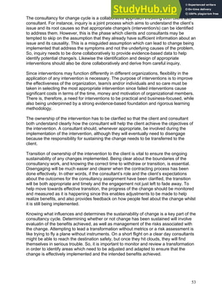 A Framework For Consulting Pdf