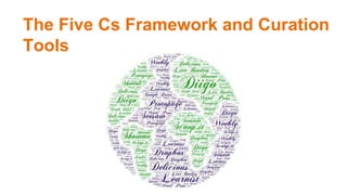 The Five Cs Framework and Curation
Tools
 
