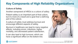 A Framework for High-Reliability Organizations in Healthcare | PPTX