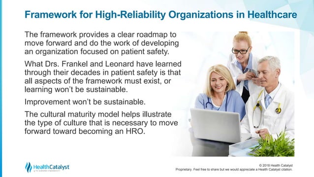Which Concern Is Best Reported Through The High Reliability Platform A Framework for High-Reliability Organizations in Healthcare | PPT