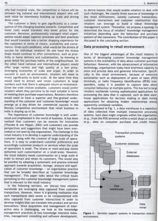 A framework for managing customer knowledge in retail industry