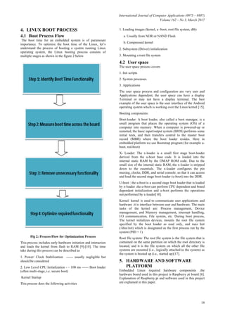 A framework for optimization of the boot time on embedded linux ...