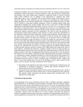 A framework for the evaluation of saas | PDF