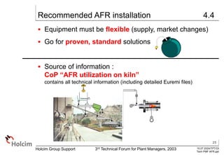 AFR and Petcoke - Preparation and Utilization.ppt
