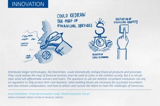 CULTURE
John Lonsdale, Deputy Secretary, Markets Group, Treasury
IMPLEMENTING THE FSI AND INNOVATION AGENDA
Global economic risks are real and we would not be doing our job if we weren’t preparing for them. Australian
banks cannot be complacent. It is better to make the effort now while we are strong. Regulators have put culture
in the spotlight; it is the industry that needs to do something about it.
 