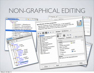 NON-GRAPHICAL EDITING




Mittwoch, 28. März 12
 