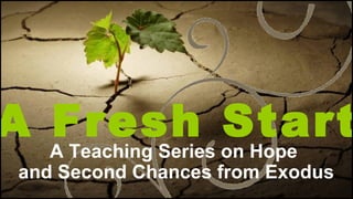 A Fresh Start A Teaching Series on Hope  and Second Chances from Exodus 