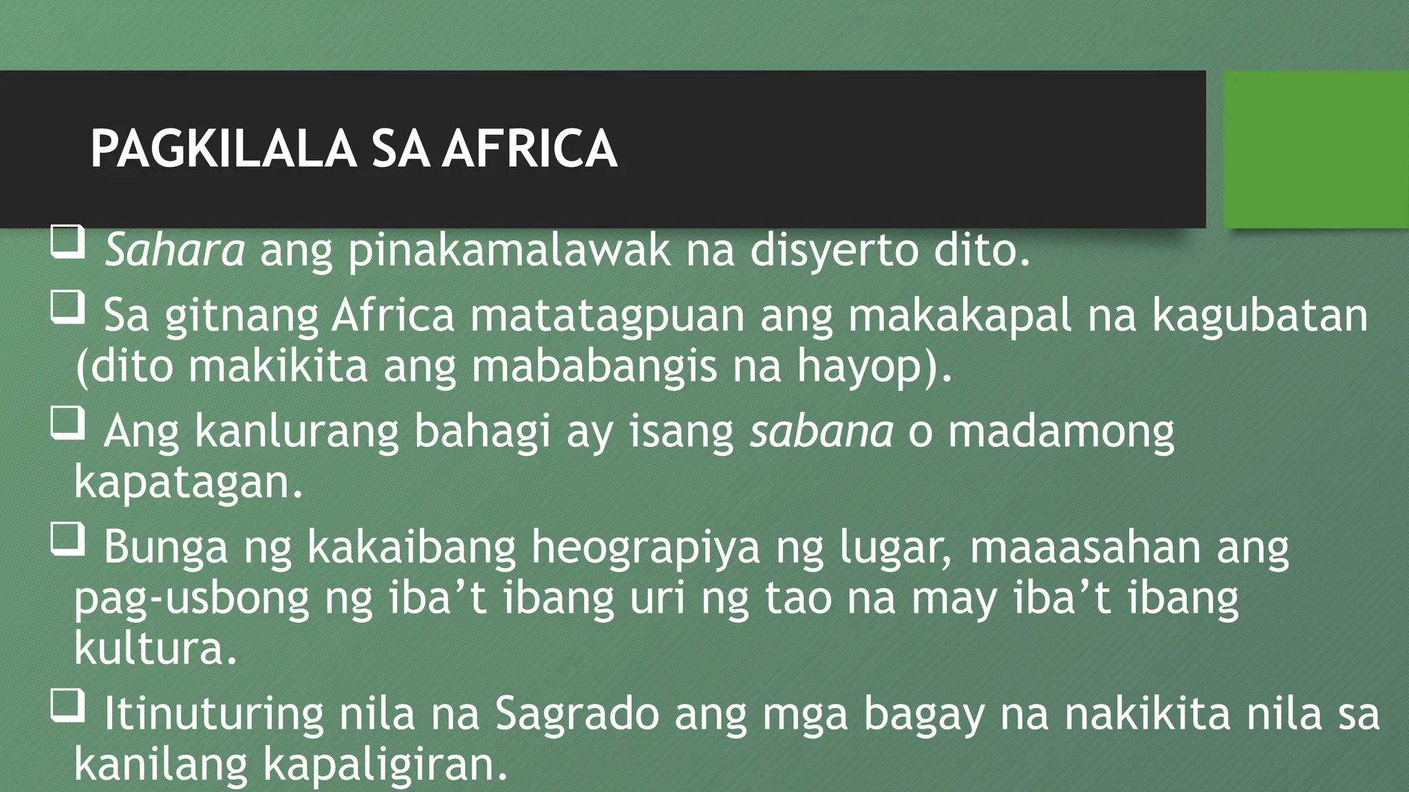  AFRIACAMITOLOHIYA10- mga panitikan sa africa 