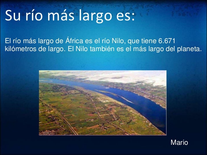 Cuál Es El Río Más Largo De áfrica