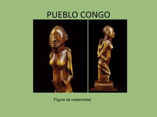 PUEBLO CONGO Figura de maternidad 