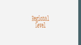 Regional
Level
 