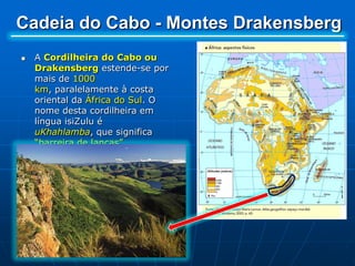 Cadeia do Atlas Marrakesh (SAARA) Sul do MARROCOSCeuta (Mediterrâneo) Norte do MARROCOS