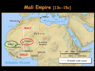 Mali Empire   [13c-15c]




  SALT




GOLD
 