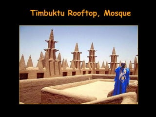 Timbuktu Rooftop, Mosque
 