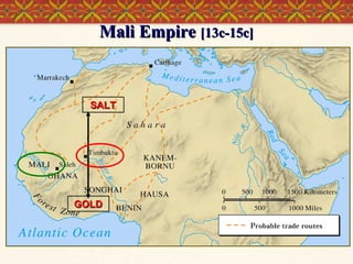 Mali Empire [13c-15c]

SALT

GOLD

 