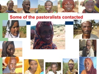 Some of the pastoralists contacted  