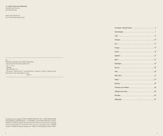 2 3
	 Introdução: Emanoel Araujo	�����������������������������������������������������������5
	Apresentação	���������������������������������������������������������������������������������7
	Luba................................................................................................8
	Tchokwe	���������������������������������������������������������������������������������������10
	Iaca...............................................................................................12
	Songye	�����������������������������������������������������������������������������������������14
	Iorubá	�������������������������������������������������������������������������������������������16
	Ejagham	���������������������������������������������������������������������������������������22
	Igala..............................................................................................24
	Bamileque	������������������������������������������������������������������������������������26
	Bamum	�����������������������������������������������������������������������������������������28
	Attie..............................................................................................30
	 Bobo, Bwa	������������������������������������������������������������������������������������32
	Dogon	�������������������������������������������������������������������������������������������34
	Bamana	����������������������������������������������������������������������������������������36
	 Questões para reflexão	�����������������������������������������������������������������38
	 Diálogos entre obras	���������������������������������������������������������������������46
	Glossário	��������������������������������������������������������������������������������������50
	Bibliografia	������������������������������������������������������������������������������������52
B571
BEVILACQUA, Juliana Ribeiro da Silva; SILVA, Renato Araújo da.
África em Artes. São Paulo: Museu Afro Brasil, 2015.
56 p. : il. ; 31 cm.
Bibliografia.
ISBN: 978-85-63972-15-6
1. Arte Africana. 2. Museu Afro Brasil. 3. Guia para Professores. 4. Máscaras. 5. Esculturas. I. Bevilacqua, Juliana
Ribeiro da Silva. II. Silva, Renato Araújo da. III. Título
CDD 709.6
Esta publicação é parte integrante do EDITAL DE CONCURSO PÚBLICO No
01 /2013 – III IDEIAS CRIATIVAS ALUSIVO
AO DIA NACIONAL DA CONSCIÊNCIA NEGRA – 20 DE NOVEMBRO, SELEÇÃO PÚBLICA PARA APOIO A PROJETOS
ARTÍSTICOS E CULTURAIS da Fundação Cultural Palmares conforme Decreto de 25 de fevereiro de 2013, publicado
no Diário Oficial da União, de 26 de fevereiro de 2013, nos termos, no que couber, da Lei no
7.668/1988,
do Decreto no
6.853/2009, observadas as disposições da Lei o
8.666/93, na Portaria Ministério da Cultura no
29/2009.
Capa: detalhe da Máscara placa (Nwantantay).
Povos Bobo, Bwa; Burkina Faso.
Acervo Museu Afro Brasil.
Verbete Estatueta Songye (p.14):
Prof. Dr. Marta Heloísa Leuba Salum (Lisy)
 