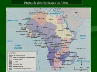 Etapas da descolonização da África
 