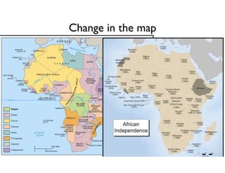Change in the map
 