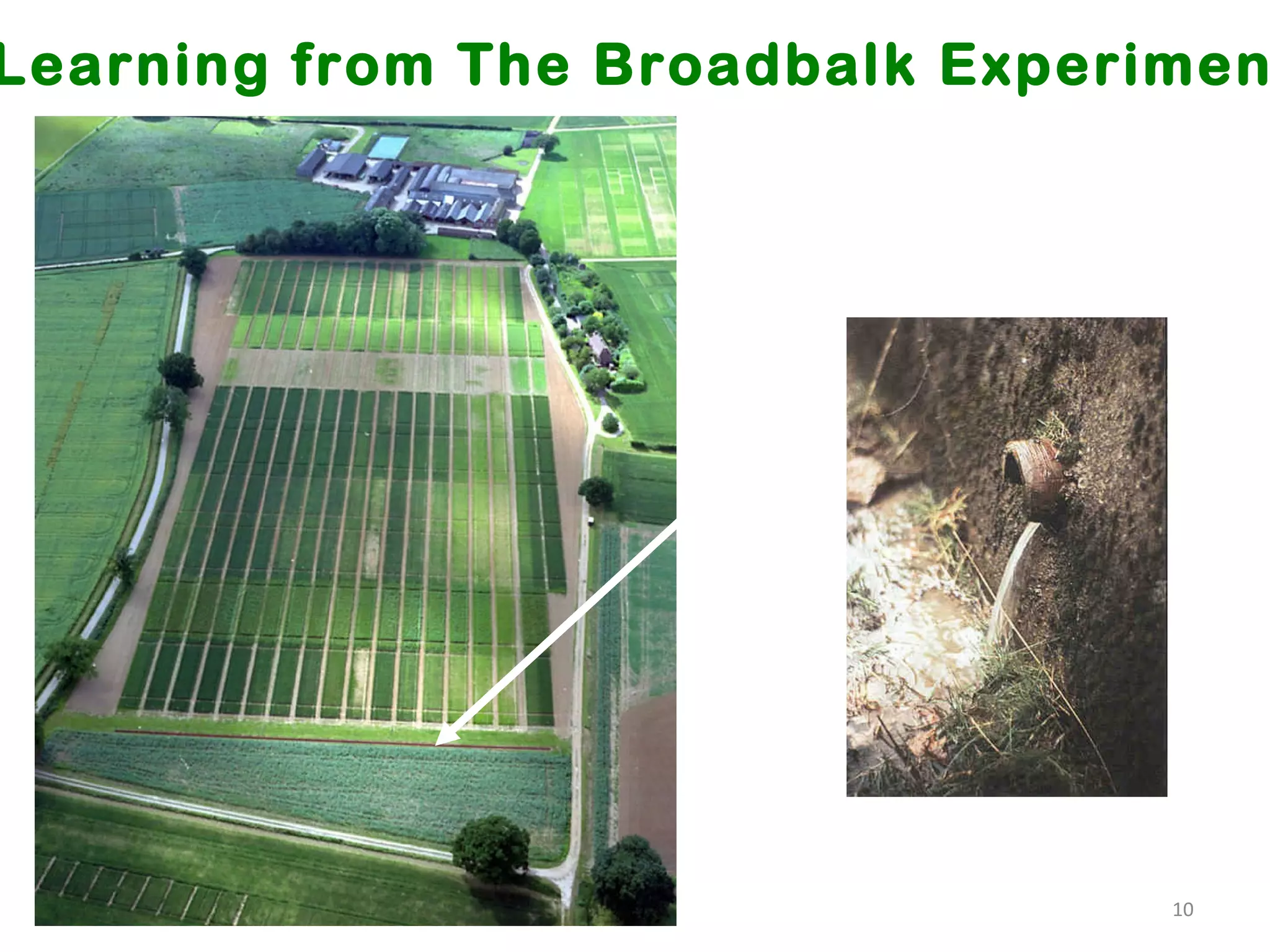 Drains on Broadbalk Learning from The Broadbalk Experiment 