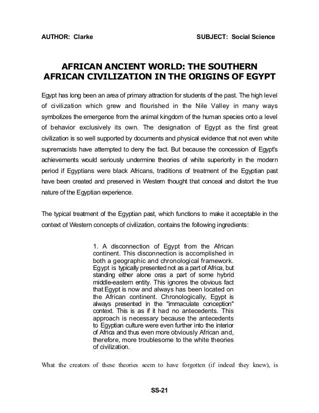 Ancient egypt essays