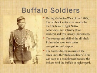 African American Cavalry Units in Indian Wars