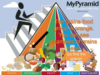 Go find the
 grains!
 