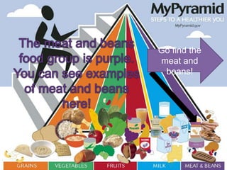 Go find the
meat and
 beans!
 