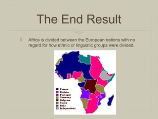 Scramble For Africa Blank Map