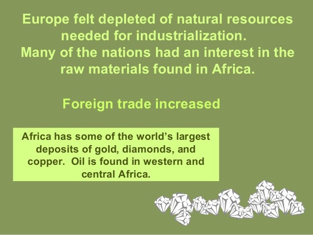 Natural Resources Needed For Industrialization Natural Resources Needed For Industrialization