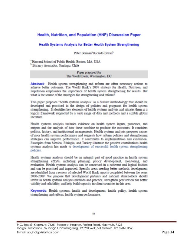 African e health economics Forum: Amanda Brikmann Chair: 2 sessions: