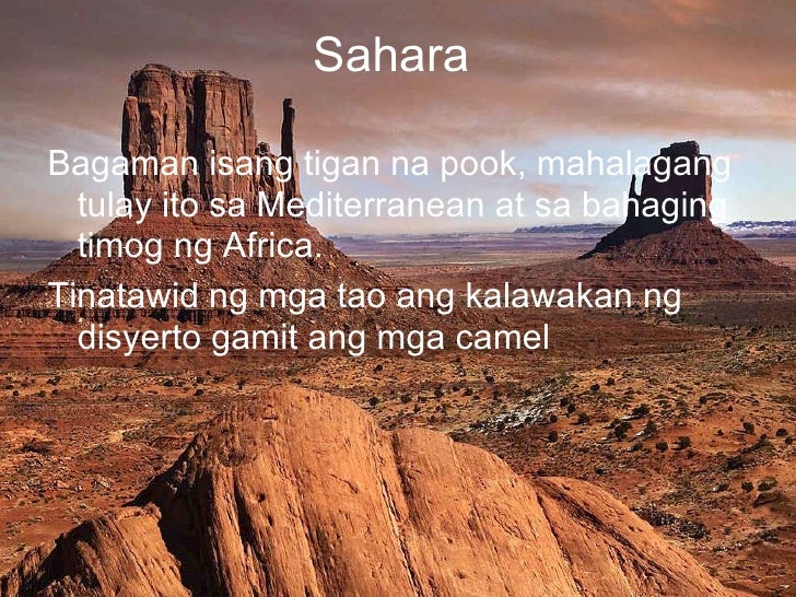 Magandang Katangian Ng Africa Saan Matatagpuan Ang Disyerto Ng Sahara
