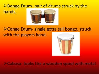 African & latin american music duskyrose | PPT