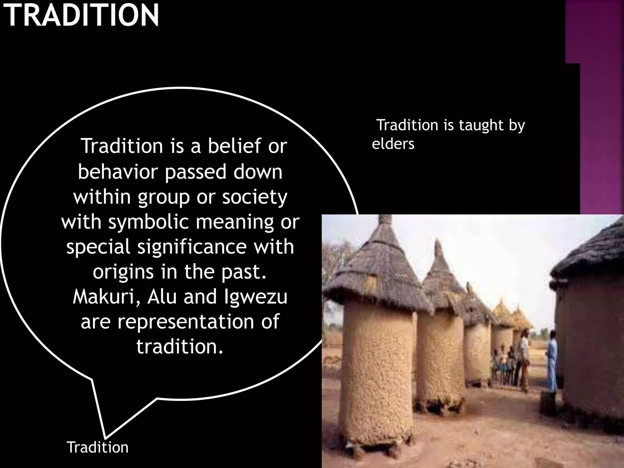 Conflict between Tradition and Modernity in ' Swamp Dweller' | PPTX