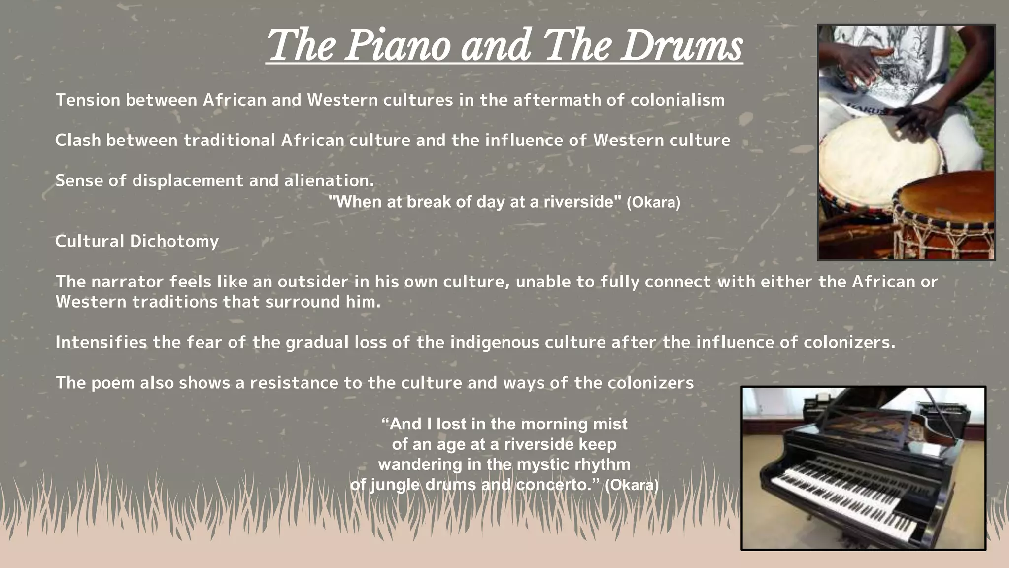 Gabriel Okara's Postcolonial Vision 'You Laughed and Laughed and