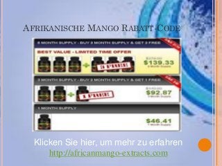 AFRIKANISCHE MANGO RABATT-CODE




  Klicken Sie hier, um mehr zu erfahren
      http://africanmango-extracts.com
 